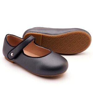 Old Soles Girl's 803 Black Mary Jane Leather 25M EU/9M US Toddler - New